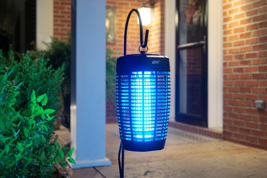 PIC 40W Outdoor 1 Acre Mosquito and Bug Zapper, Electronic Insect Killer, Black
