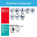 Filtrete 14x25x1, AC Furnace Air Filter, MPR 1000, Micro Allergen Defense, 6-Pack (exact dimensions 13.81 x 24.81 x 0.81)