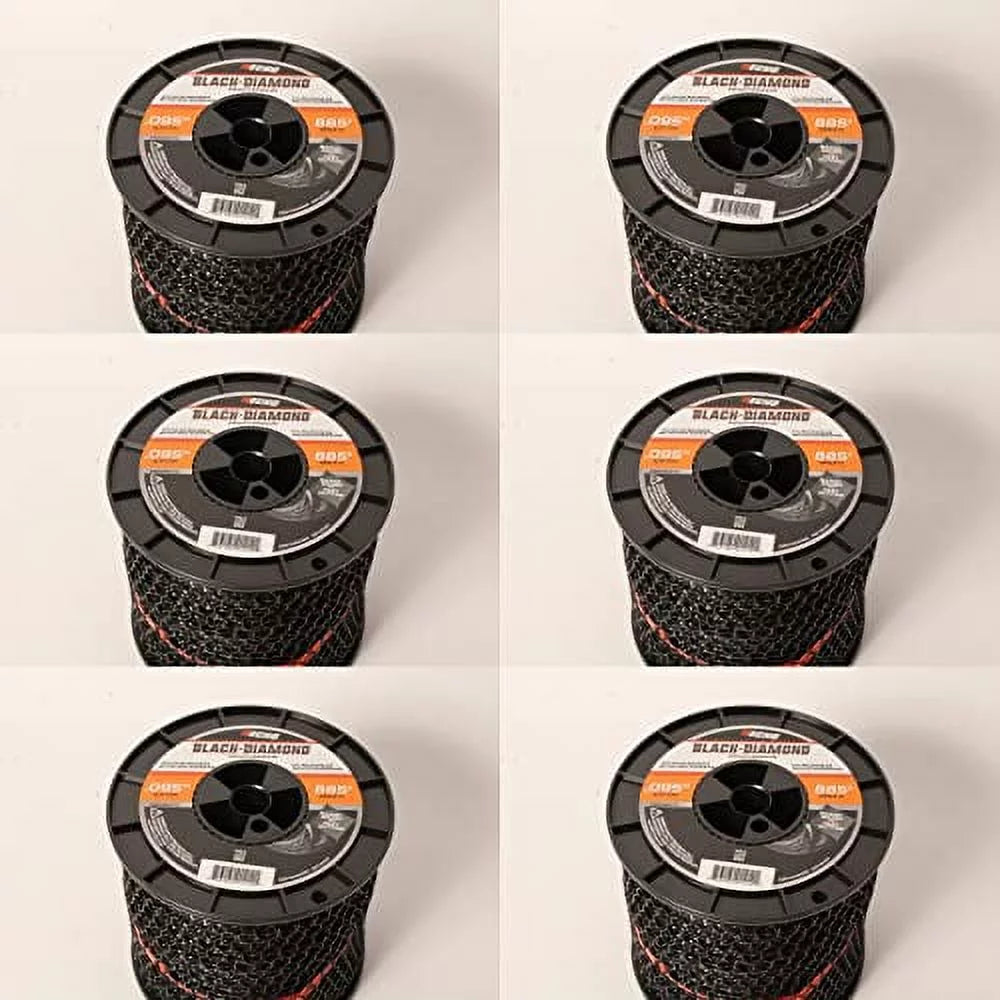 Echo Genuine Black Diamond 885ft Spool .095" (dia.) Trimmer Line 330095073-6PK