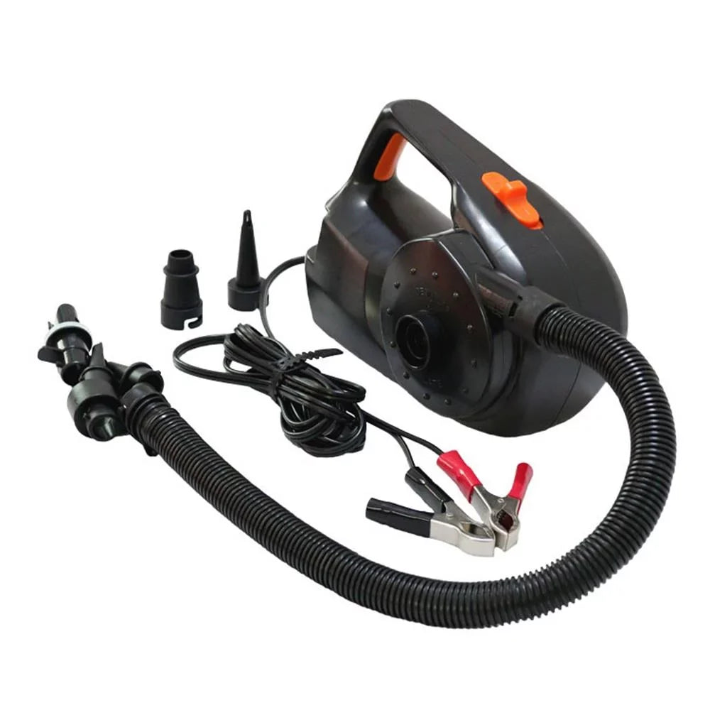 Walmeck Electric infLatitudeor,Pump Boat Pool Auto Portable Blower Pool Air Cushions 12v 100w Car Cushions Ball Auto Ball Auto Portable Air Pump Air Cushions Ball Boat Pool Air Pump InfLatitudeable Air Qisuo