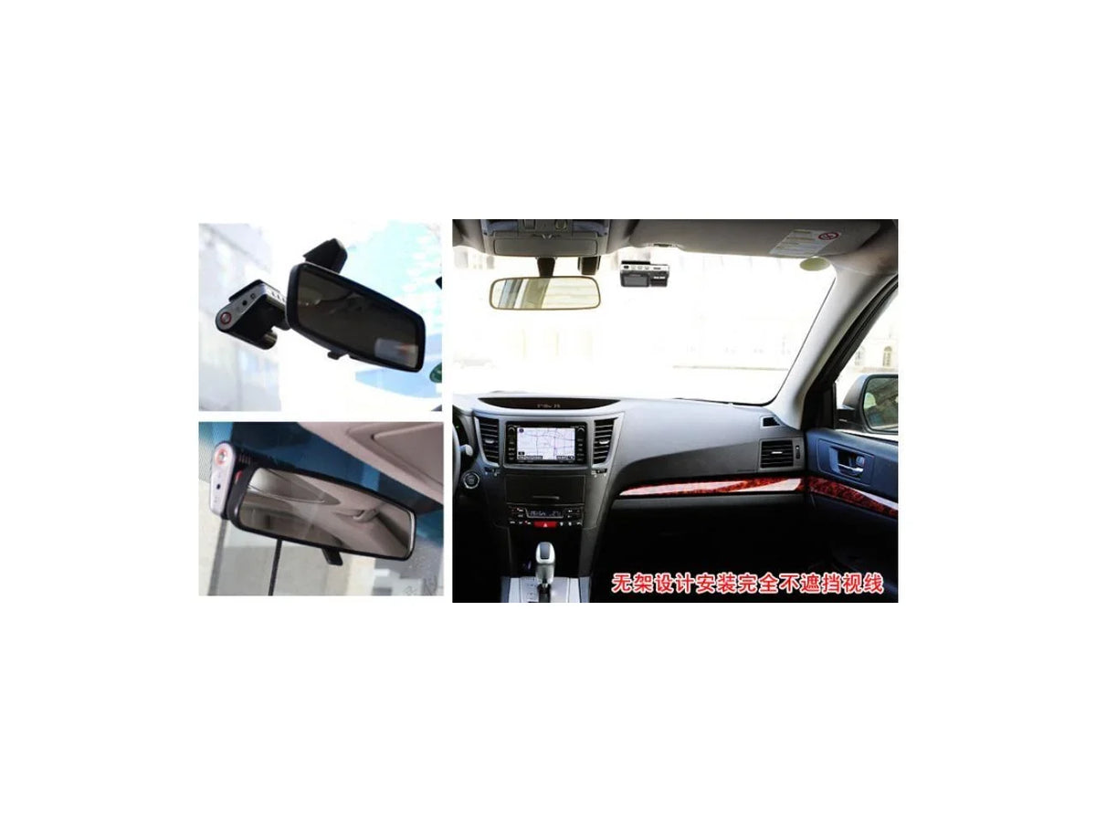 Full Chi I1000 separated 1080P twin lens driving recorder night vision with automobile black boxFull HD 1080P I1000 2" Screen Car DVR Recorder Camera + IR Remote Controller