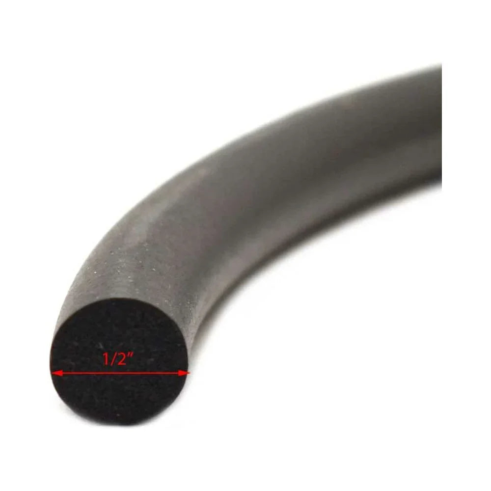 Jim Black 595-HTSEAL Boat Hatch Gasket Seal | 1/2 Inch x 6FT
