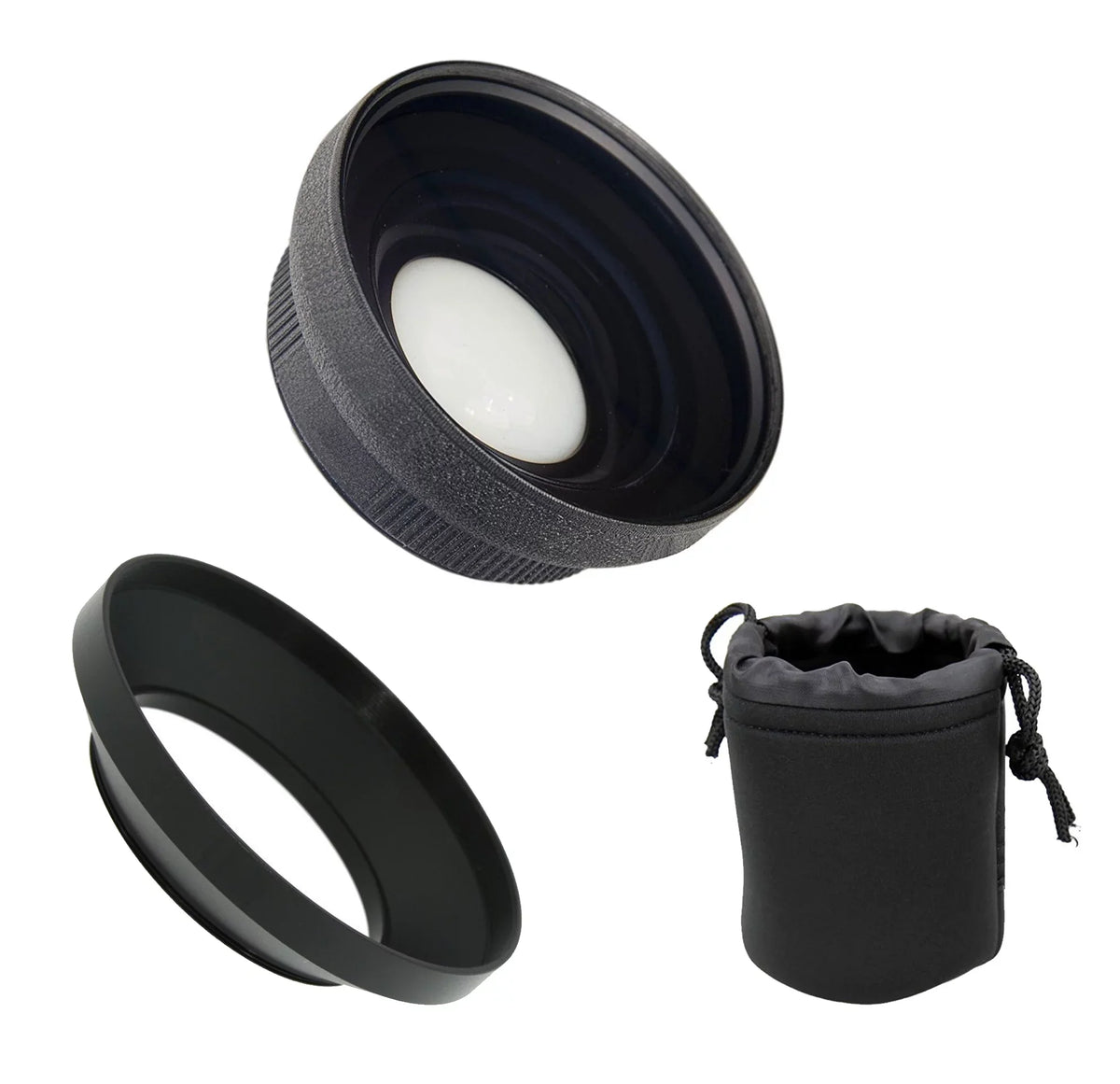 Sony Alpha A6500 HD (High Grade) Ultra Wide Angle Conversion Lens (Low Profile) + (Rings 40.5, 49, 55 & 62)