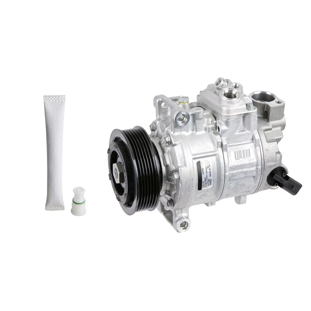 For Audi A5 & A6 OEM AC Compressor w/ A/C Clutch & Drier - Buyautoparts Fits select: 2012 AUDI A4 QUATTRO, 2011 AUDI A4 PREMIUM