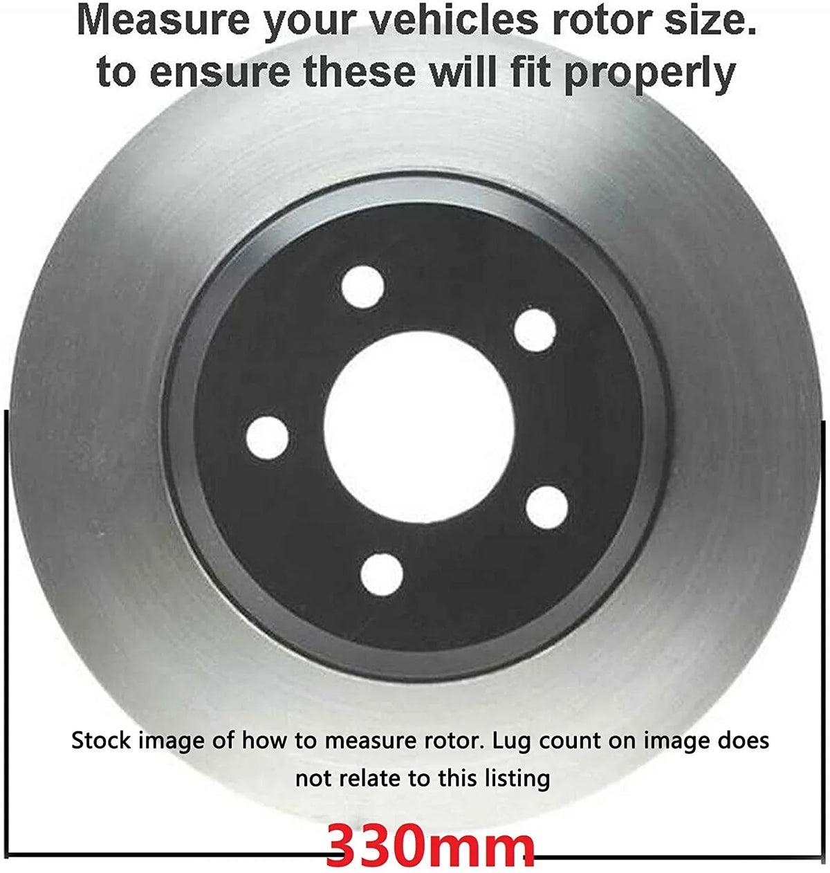 Detroit Axle - Front Brake Kit for Dodge Grand Caravan Chrysler Town & Country Journey Pacifica Ram C/V VW Routan Replacement Brakes Rotors Ceramic Brake Pads: 12.99" Rotor