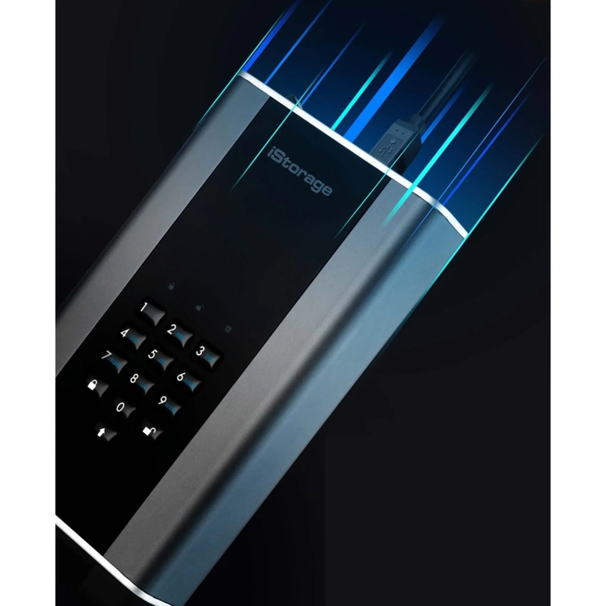 iStorage storageAshur DT2 20 TB Desktop Hard Drive - External - TAA Compliant (is-dt2-256-20000-c-x)
