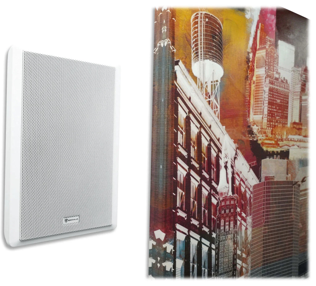 6-Zone Amplifier+4 JBL Pendant+8 Slim White Wall Speakers 4 Restaurant/Bar/Cafe