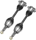 Detroit Axle - 4WD Front CV Axle Shafts for Chevy GMC Silverado Sierra Suburban Yukon XL 1500 Tahoe Avalanche Cadillac Escalade ESV EXT 6 Lugs CV Axle Shafts Assembly Pair Replacement