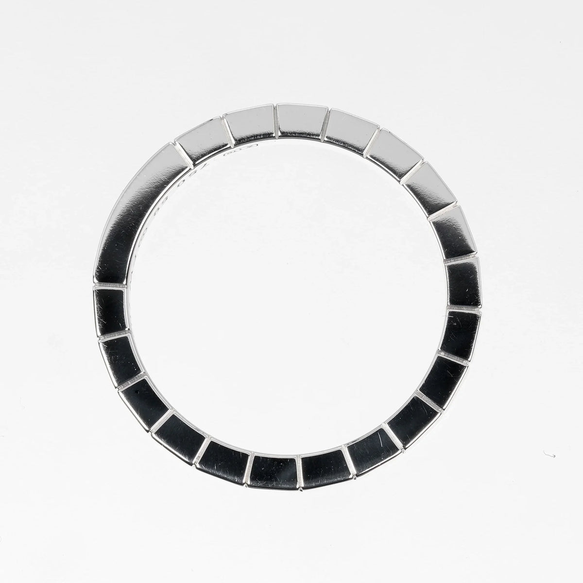 Pre-Owned Cartier CARTIER Raniere No. 18 Ring K18 WG White Gold Approx. 6.73g I122924044 (Good)