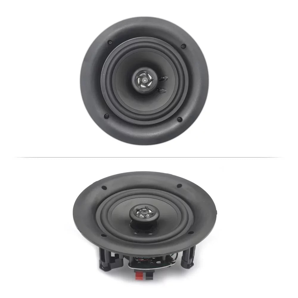 Pyle Audio 6.5 In 2 Way 200W Flush Mount Bluetooth Ceiling Wall Speakers, 4 Pack (4 Pack)