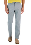 Perry Ellis Portfolio Men's Slim-Fit Solid Tech Pants in Monument Grey 36 x 34