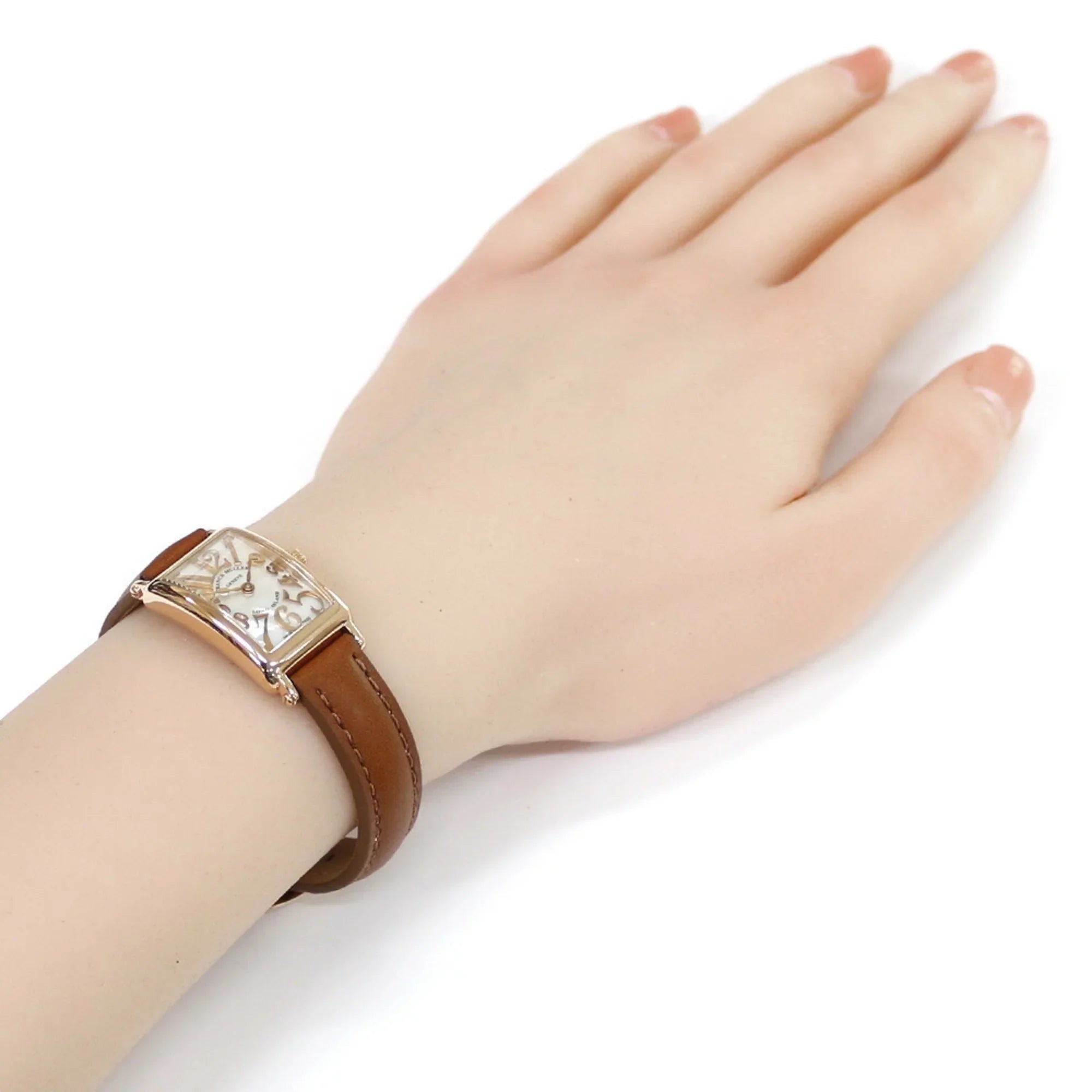 Pre-Owned Franck Muller FRANCK MULLER Long Island Watch K18PG 802 MOP2 Ladies (Good)