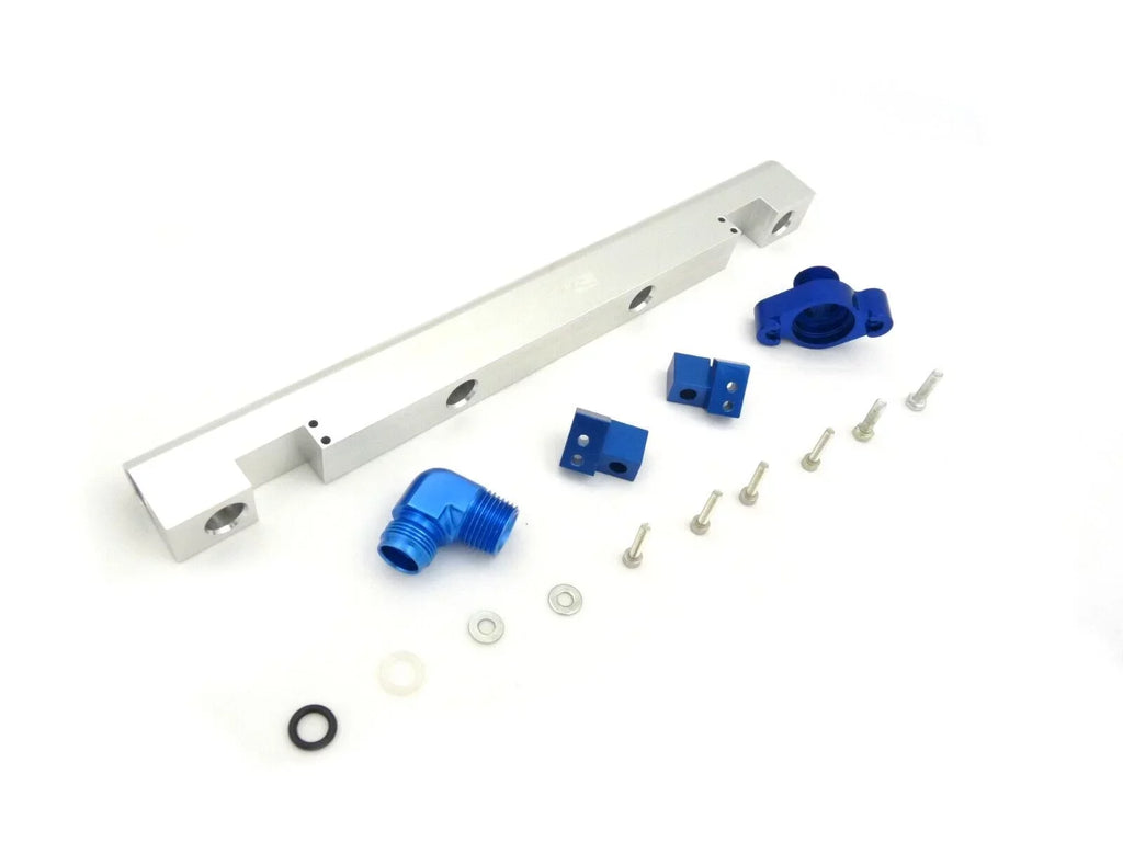 OBX Stainless Silver Fuel Rail Kit For 05 thru 07 Chevy Cobalt SS SC LSJ 2.0L Manual