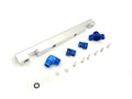 OBX Stainless Silver Fuel Rail Kit For 05 thru 07 Chevy Cobalt SS SC LSJ 2.0L Manual