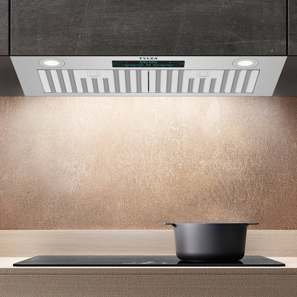 30" Under Cabinet Range Hood Kitchen Stove Vent Hood, with 900 CFM, 4 Speed Gesture Sensing&Touch Control Panel