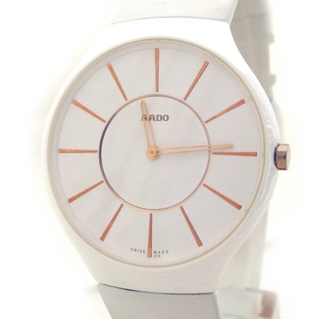 Pre-Owned Rado True Thinline Men's Watch Quartz White R27957109 (Good)