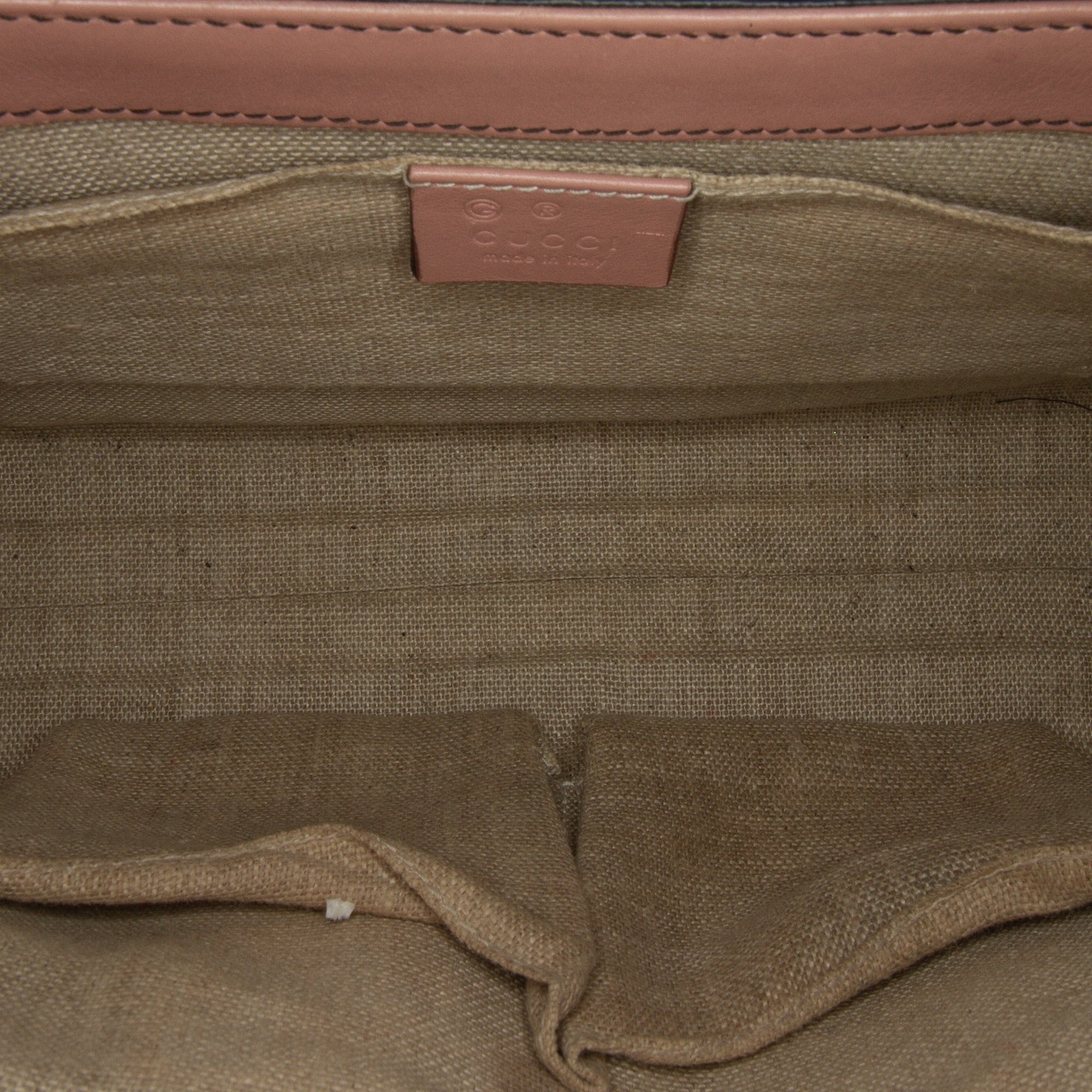 Pre-Owned Authenticated Gucci Medium Microguccissima Emily Shoulder Bag Calf Leather Pink Unisex (Good)