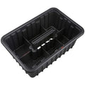 Deluxe Utility Cleaning Caddy Basket Organizer DIY Divided Plastic Shower Storage Caddy Tote Portable 6 Compartment Bucket Shower Janitorial Caddy Large Capacity For Shower Supplies W/ 6 Dividers