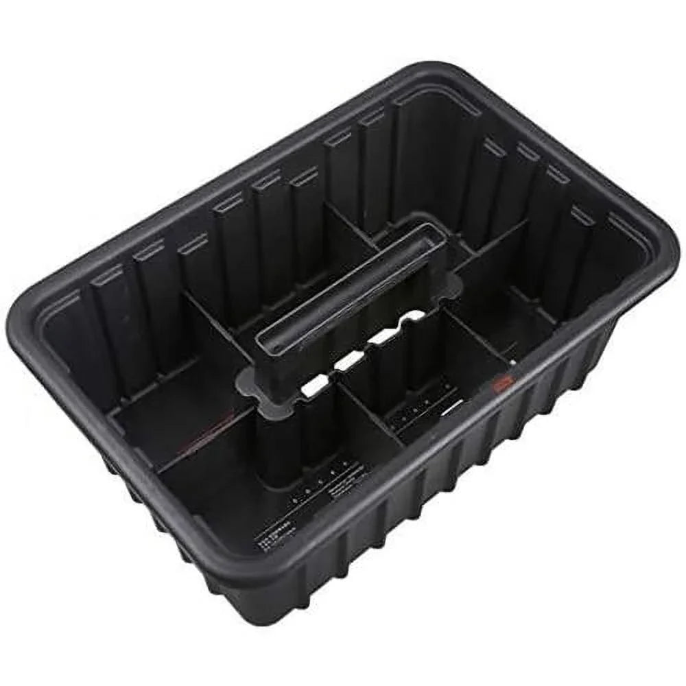 Deluxe Utility Cleaning Caddy Basket Organizer DIY Divided Plastic Shower Storage Caddy Tote Portable 6 Compartment Bucket Shower Janitorial Caddy Large Capacity For Shower Supplies W/ 6 Dividers