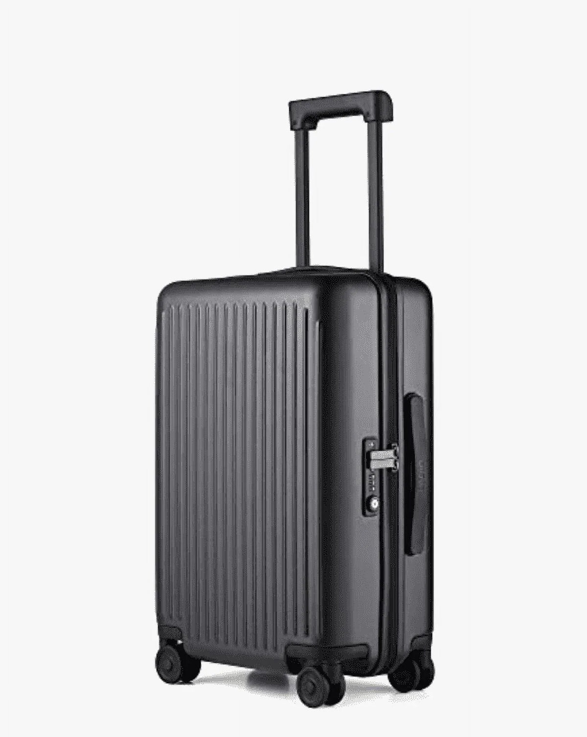 Open Box NINETYGO 20" CARRY ON LUGGAGE WITH SPINNER WHEELS 22X14X9 LUGGAGE - BLACK