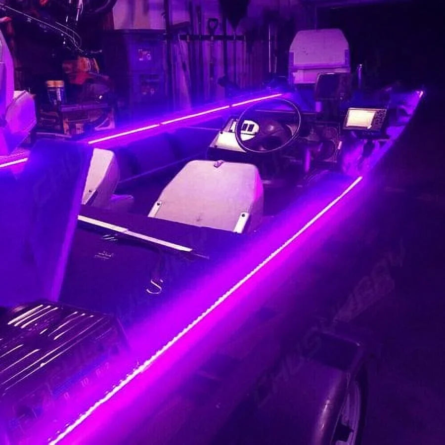 LED Lights Strip, Purple 300 LEDs Light Strips Kit for Bedroom, Home, Kitchen