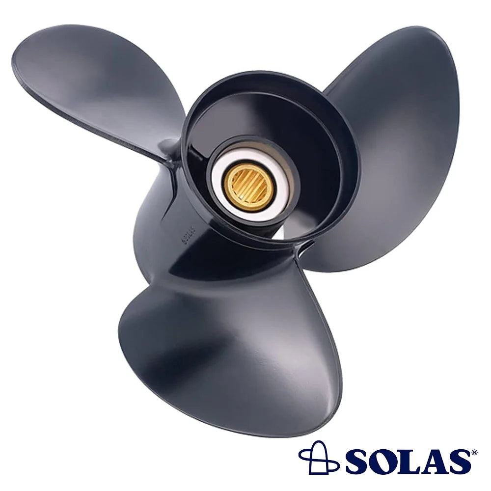 New Propeller Compatible With 8-20Hp Yamaha 2 Stroke 8 Spline 9.9 4 Stroke 8 Spline 15 4 Stroke 8 Spline 20 2010 2011 2012 2013 2014 2015 2016 2017 2018 2019 2020 2021 3121-093-09 Diameter 9.25