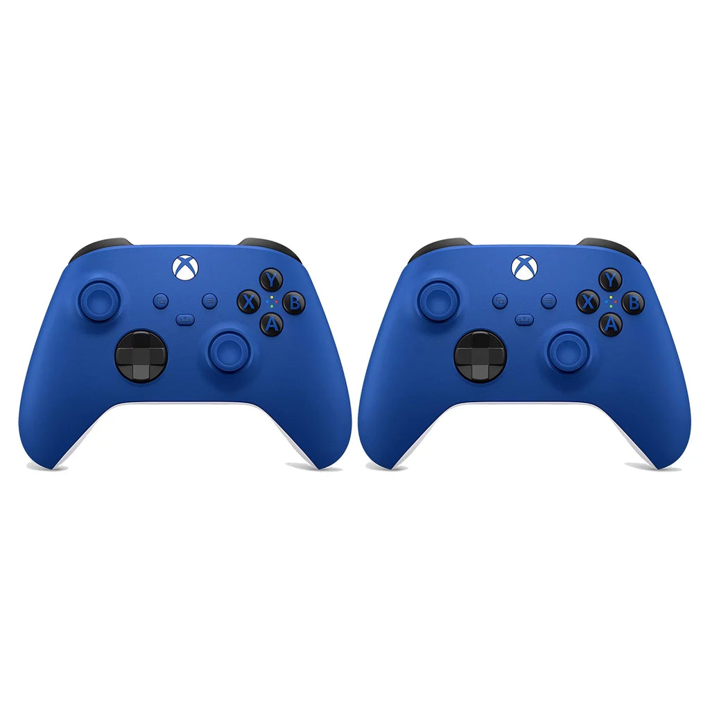2 Pack Microsoft Xbox Bluetooth Wireless Controller For Series X/S - Shock Blue
