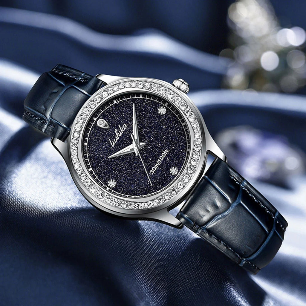 Starry Light Luxury Waterproof Quartz Ladies wristwatch