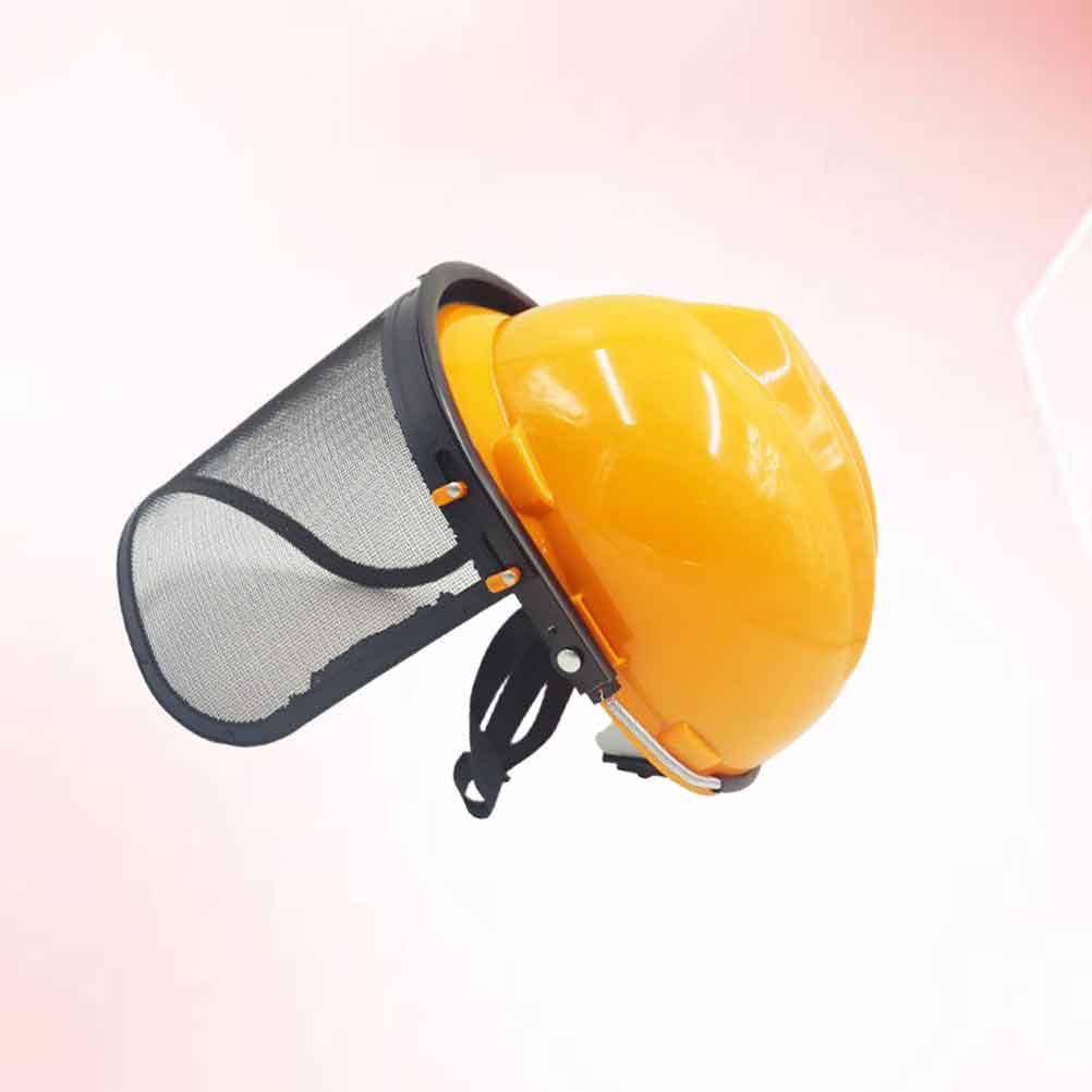 OUNONA Helmet Safety Chainsaw Forestry Earmuffs Visor Combo Set Shield Vented Hard Hat Gear Equipment