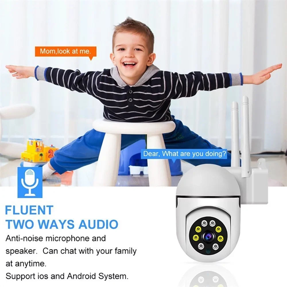 GeCam 3MP Home Security Camera,5G Security Cameras Outdoor WiFi 355°PTZ Video Camera,Motion Detection Activity Alert,Spotlight Color Night Vision,2-Way Audio,Waterproof