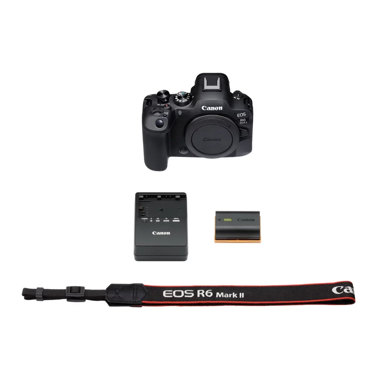 Canon EOS R6 Mark II - Digital camera - mirrorless - 24.2 MP - Full Frame - 4K / 60 fps - body only - Wi-Fi, Bluetooth - with Stop Motion Animation Firmware