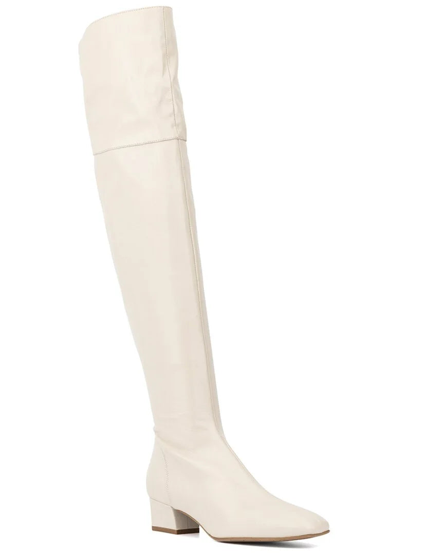 Aquatalia Sancia Weatherproof Leather Boots, 10.5, White