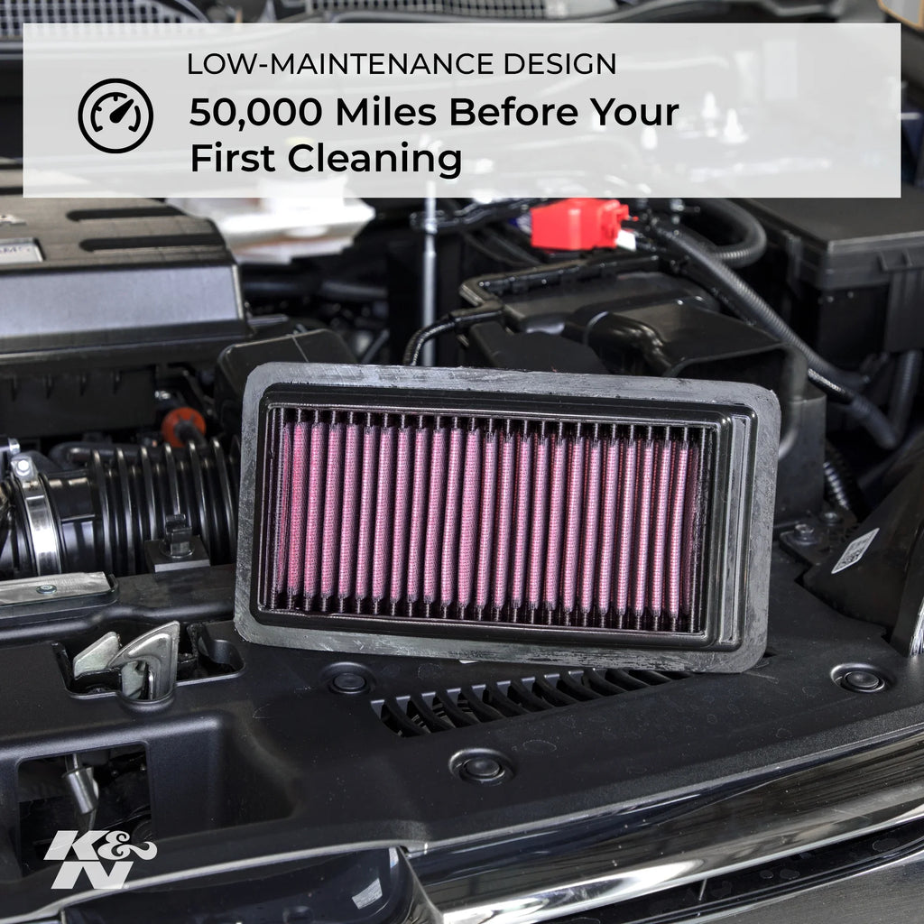K&N Engine Air Filter: High Performance, Premium, Washable, Replacement Filter: 2005-2010 Toyota/Lexus (Highlander Hybrid, RX400h) 3.3L V6,, 33-2344