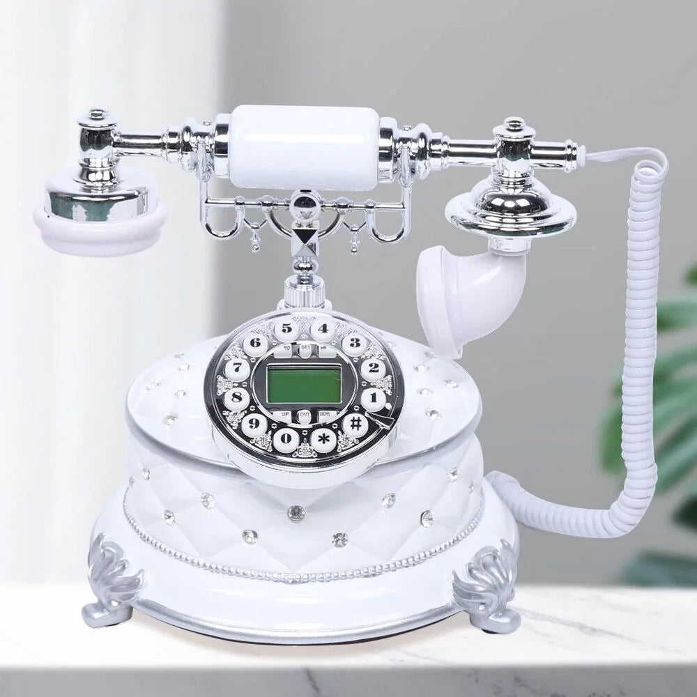 Antique Home Telephone Retro Vintage Old Fashioned Dial Phone Home/ Office