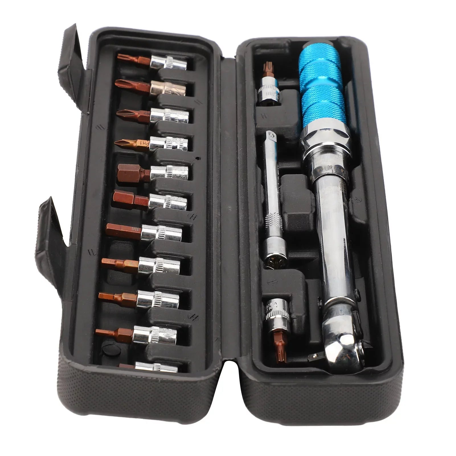 Buumin LeBycle Mountain Road Bike Torque Wrench Preset Ratchet Torque 2 to 24NM S2 Hex Socket Tool Set