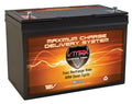 VMAX MR127-100 12V 100Ah AGM Deep Cycle Marine Battery for 12 Volt 45 Pound 45lb Thrust 12V Trolling Motors