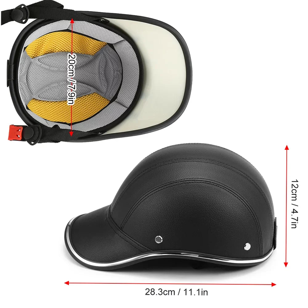 Tomshoo Outdoor Sports Cycling Safety Baseball Hat for Motorcycle Bike Scooter