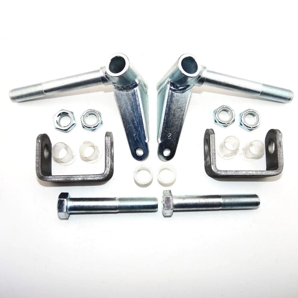 Go Kart 5/8" Dia x 4-1/2" Long Spindle & Bracket Set
