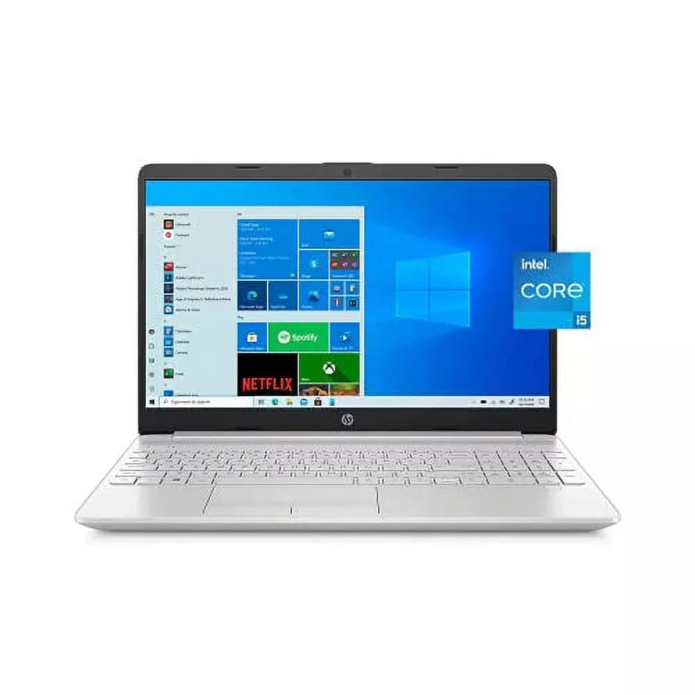 HP 2022 15.6" HD Touchdisplay Laptop PC Intel 4-Core i5-1135G7 16GB DDR4 256GB NVMe SSD Iris Xe Graphics Webcam HDMI WiFi AC RJ45 BT USB-C Backlit Keyboard Silver Windows 10 w/RE Accessories