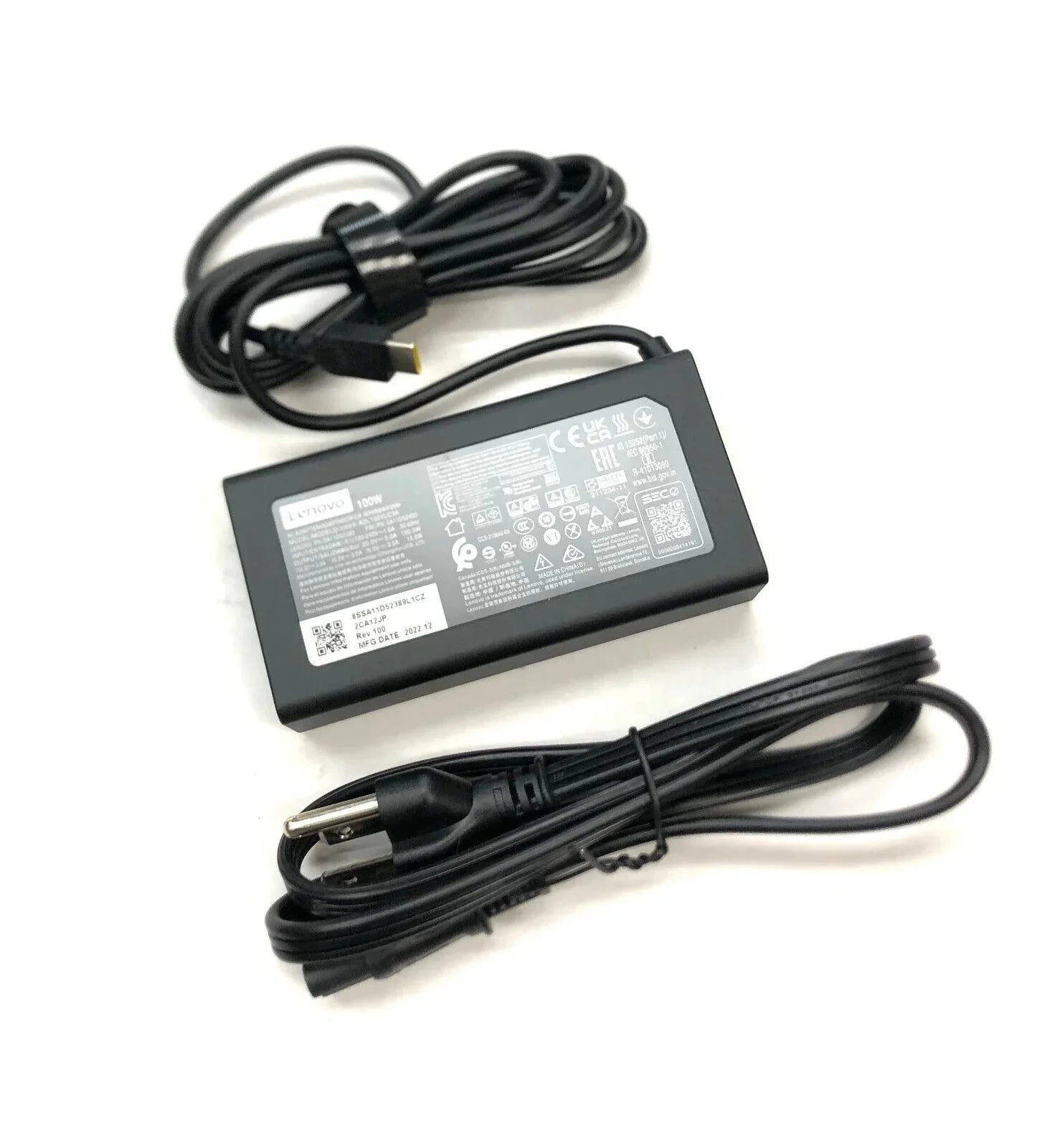 New Genuine Lenovo Ideapad Yoga Thinkpad 100W AC Adapter ADL100YCC3A 5A11D52395