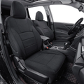 Coverdream Custom Fit KONA Car Seat Covers for Hyundai KONA 2018 2019 2020 2021 2022 2023 - Polyester (Black,Full Set)