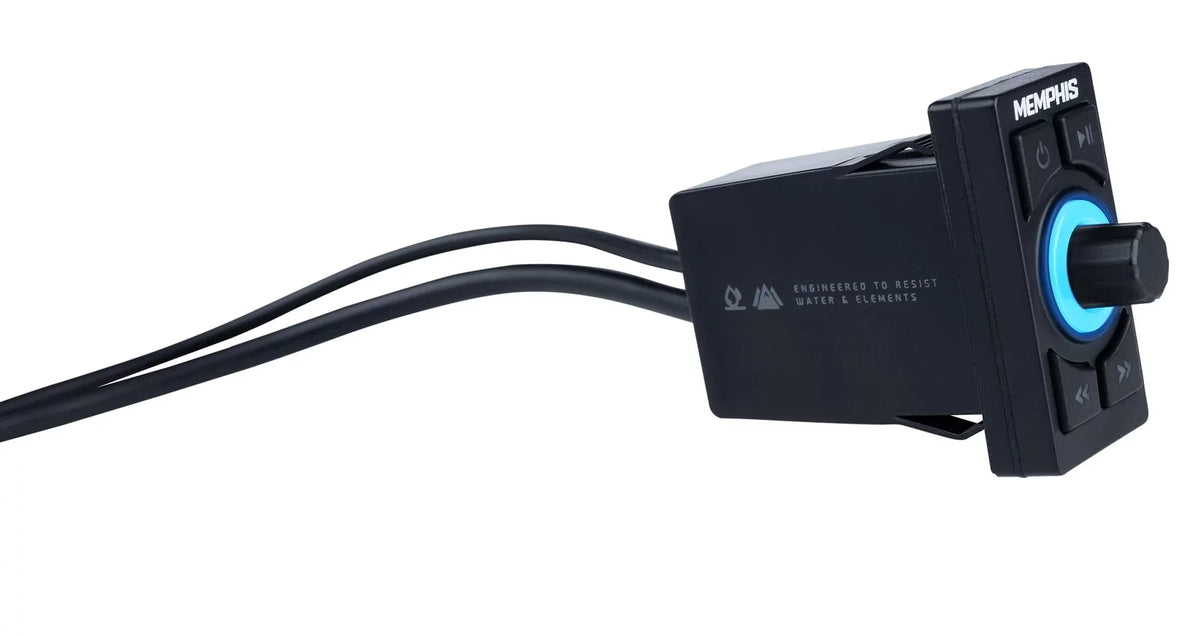 Memphis Audio SMC2A Hidden Marine Bluetooth Receiver Source Unit RZR/ATV/UTV