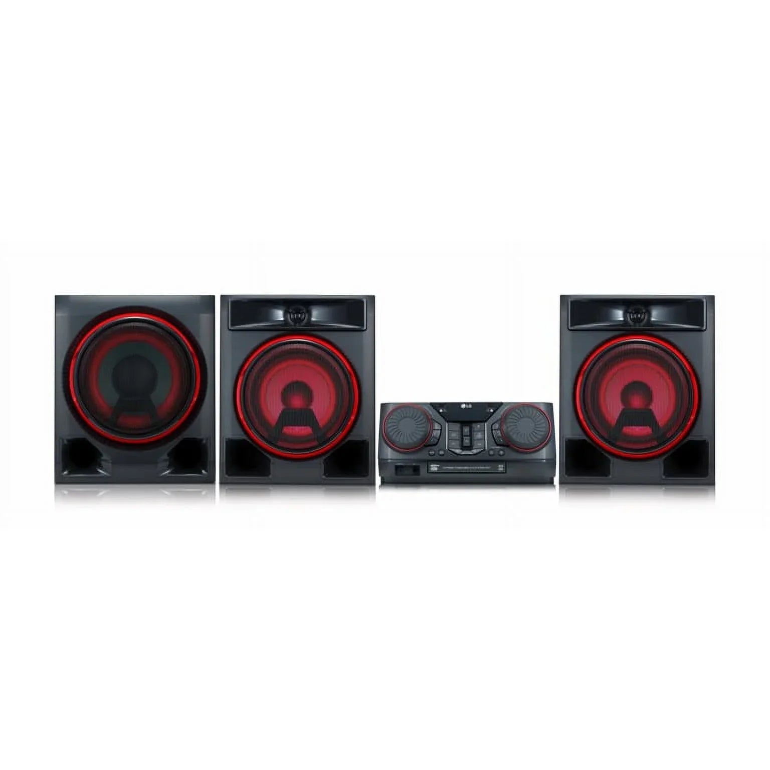 Restored LG CK57 1100W HiFi Entertainment System W/Karaoke Creator, Black (Refurbished)