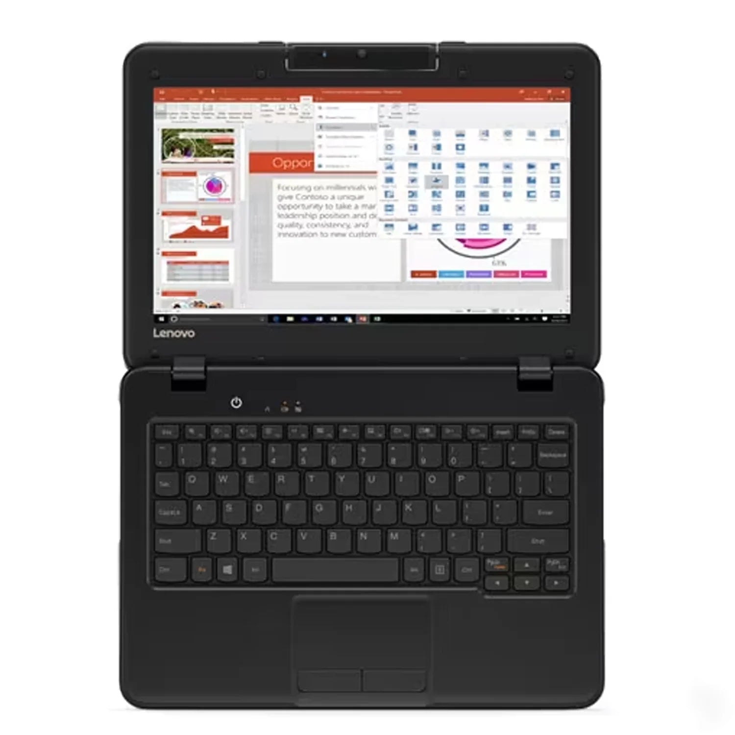 Pre-Owned Lenovo 100E Winbook 11.6" Laptop Celeron N3350 4GB 128GB SSD W10P(Refurbished - Good)