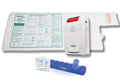 Smart Caregiver Wireless Bed Alarm System - Cordless Bed Alarm Pad (20” x 30”) with Remote Alert Monitor, 20 Individual Cleaning Wipes and Liberty 7 Day Pill Box