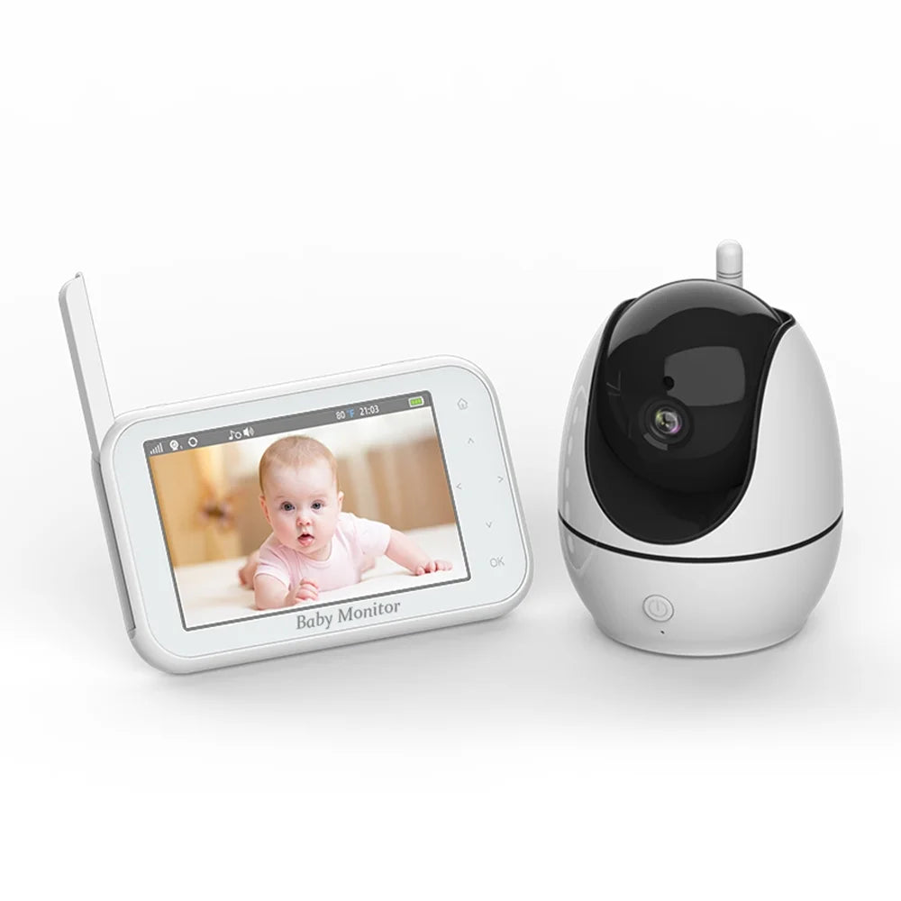 Dazzduo Monitor with Camera,Function Infrared Vision Camera 720P 4.5 8 Loop LCD Screen 2 Way Audio Video Camera 4.5 Inch LCD Audio Motion Infrared Wireless - 2-Way - Includes 8 4.5 inch LCD OWSOO