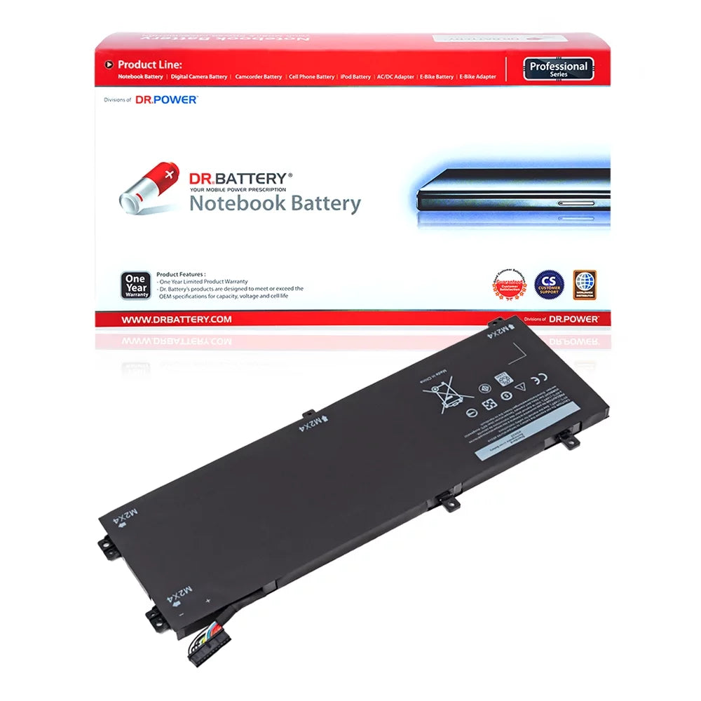 DR. BATTERY - Replacement for Dell XPS 15 2017 15 9570 / 15 9570 4K / 15 9570 Core i9 UHD / 15 9570 i7 FHD / 15 9570-CPC1J / 15 9570-CTXKW / 4GVGH / 5041C / 5D91C / 5XJ28 / 6GTPY / CP6DF / GPM03
