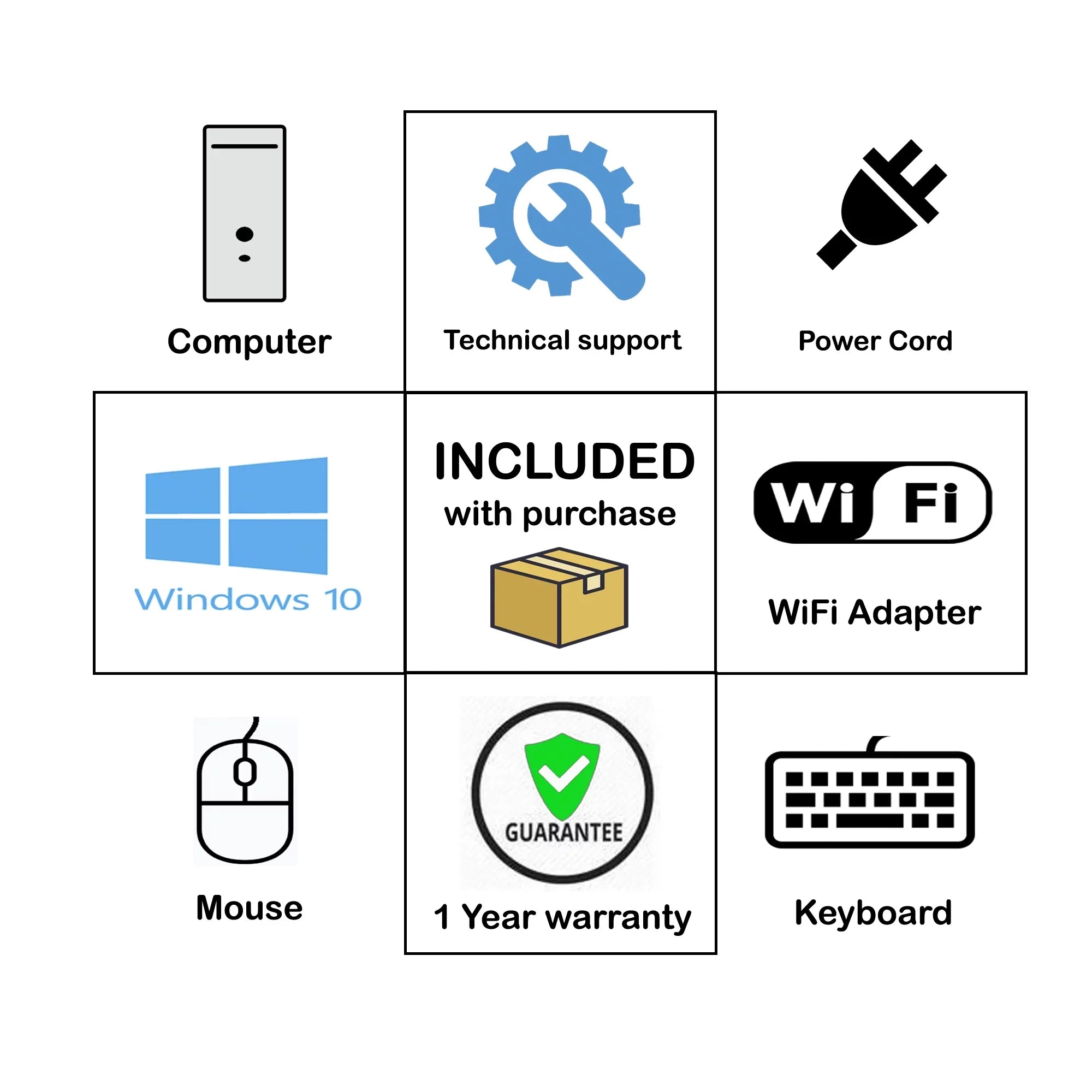 HP EliteOne 800 G1 All In One Computer, 23" HD Display, Intel Core I5-4590s 3.7 GHz max CPU, 16GB DDR3 RAM, 512GB SSD, DVD, USB 3.0, WiFi, Displayport, Windows 10 Home