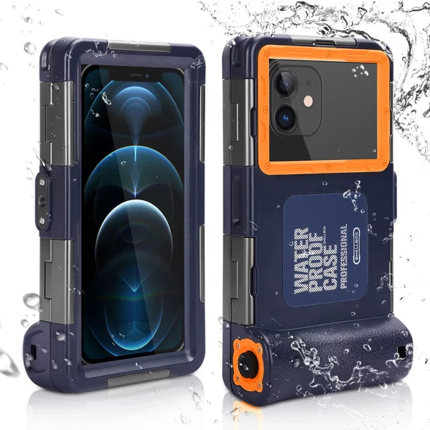 UrbanX Professional [15m/50ft] Swimming Diving Surfing Snorkeling Photo Video Waterproof Protective Case Underwater Housing for Lenovo A6600 And all Phones Up to 6.9 Inch LCD with Lanyard