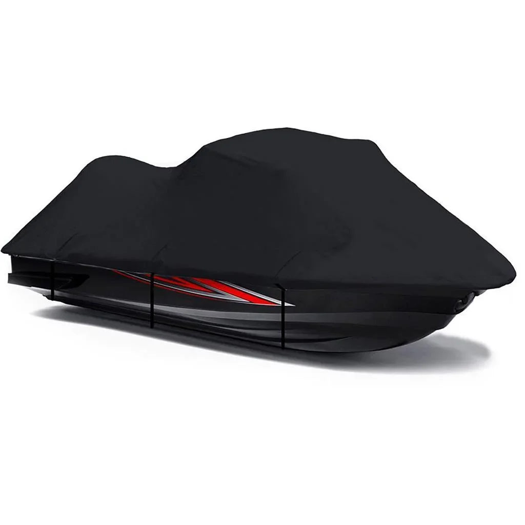 BLACK 600 DENIER JetSki Cover Compatible for YAMAHA JET SKI FX 140 PWC COVER 2002 2003 2004 2005